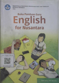 Image of Buku Panduan Guru : English for Nusantara