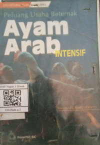 Image of PELUANG USAHA BETERNAK AYAM ARAB INTENSIF