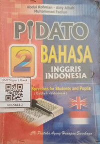 Image of PIDATO 2 BAHASA : INGGRIS - INDONESIA