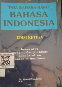 Image of TATA BAHASA BAKU BAHASA INDONESIA
